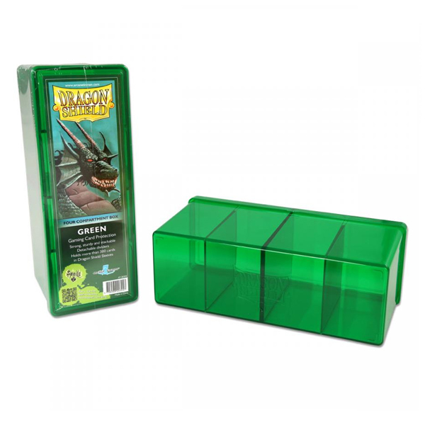 Porta Mazzo - Four Compartment Box - Green Verde