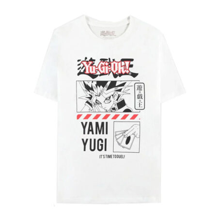 Yu-Gi-Oh! - T-Shirt Yami Yugi - Bianca / White - Taglia L - Official Licensed - Difuzed