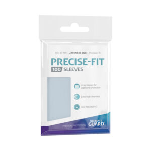 Bustine Protettive 100 Carte Perfect Size Precise-Fit Sleeves Japanese Size 60×87 mm – Clear Trasparente bustine-protettive