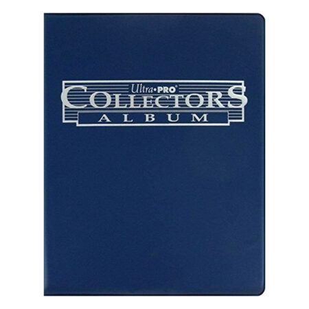 Album Raccoglitore 180 Carte Collectors Album 9 Tasche - Portfolio 9 Pocket - Blue Blu
