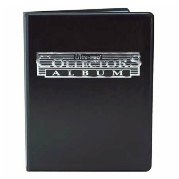 Album Raccoglitore 180 Carte Collectors Album 9 Tasche - Portfolio 9 Pocket - Black Nero