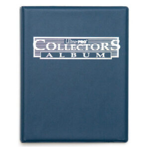 Album Raccoglitore 80 Carte Collectors Album 4 Tasche – Portfolio 4 Pocket – Blue Blu raccoglitori