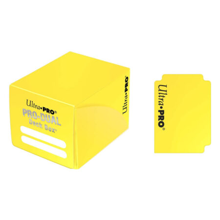Porta Mazzo Pro Dual Deck Box Small 120 Carte - Yellow Giallo