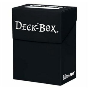 Porta Mazzo Deck Box 80 Carte – Black Nero porta-mazzo