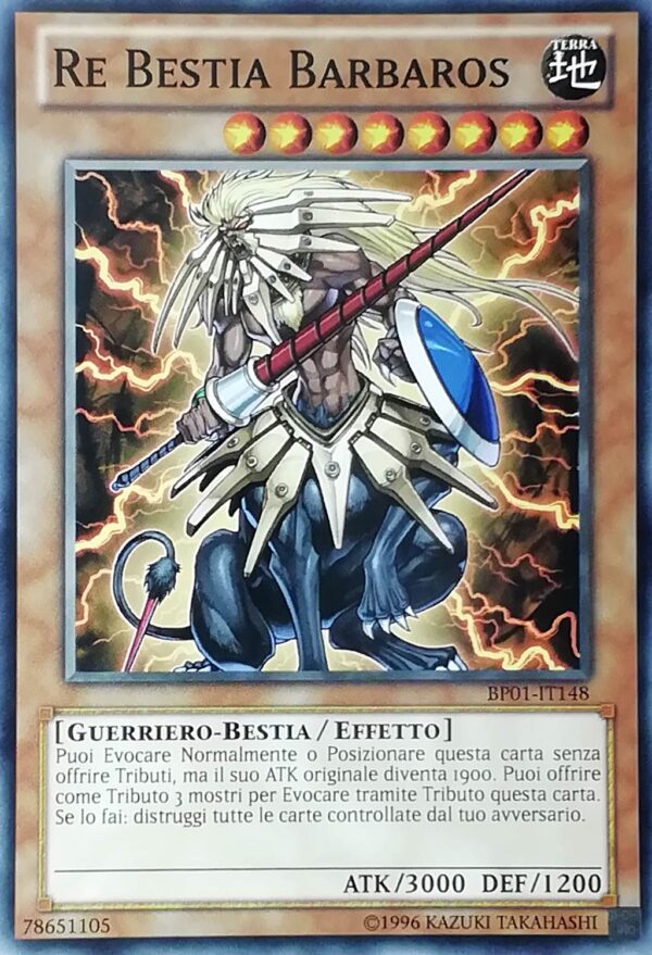 Re Bestia Barbaros - Comune - Battle Pack Alba Epica - BP01-IT148 - Italiano - Nuovo