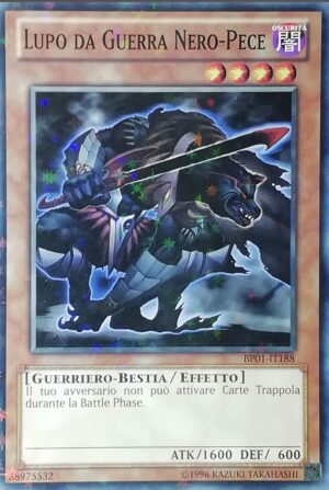 Lupo da Guerra Nero-Pece - Starfoil - Battle Pack Alba Epica - BP01-IT188 - Italiano - Nuovo