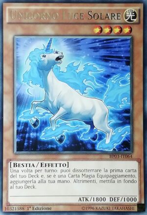 Unicorno Luce Solare - Rara - Battle Pack 3 Lega dei Mostri - BP03-IT064 - Italiano - Nuovo