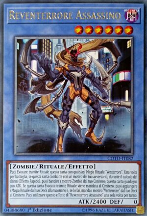 Reventerrore Assassino - Rara - Codice del Duellante - COTD-IT082 - Italiano - Nuovo