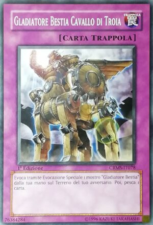 Gladiatore Bestia Cavallo di Troia - Comune - Crisi Scarlatta - CRMS-IT078 - Italiano - Nuovo
