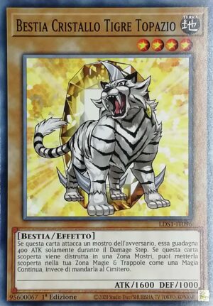 Bestia Cristallo Tigre Topazio - Comune - Duellanti Leggendari Stagione 1 - LDS1-IT096 - Italiano - Nuovo