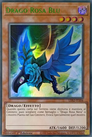 Drago Rosa Blu (Titolo Verde) - Ultra Rara - Duellanti Leggendari: Stagione 2 - LDS2-IT104 - Italiano - Nuovo