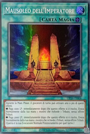 Mausoleo dell'Imperatore - Super Rara - Buste da Torneo Ots 16 - OP16-IT006 - Italiano - Nuovo