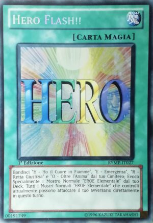 Hero Flash!! - Rara Segreta - Mega Pack Ra Giallo - RYMP-IT027 - Italiano - Nuovo