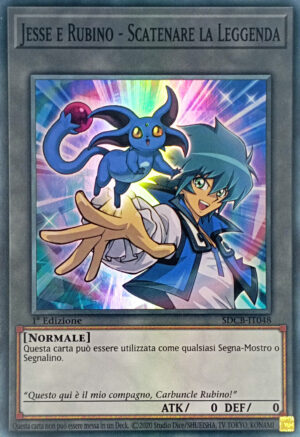 Jesse e Rubino - Scatenare la Leggenda - Super Rara - Structure Deck: Leggenda delle Bestie Cristallo - SDCB-IT048 - Italiano - Nuovo