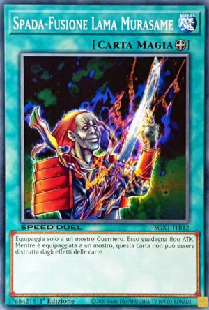 Spada-Fusione Lama Murasame - Comune - Speed Duel Gx: Cofanetto Accademia del Duellante - SGX1-ITB12 - Italiano - Nuovo