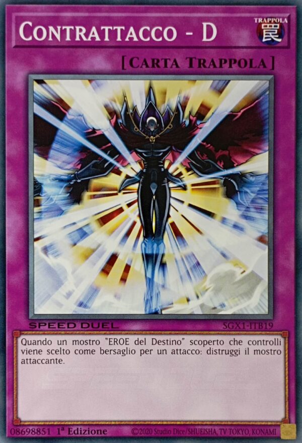 Contrattacco - D - Comune - Speed Duel Gx: Cofanetto Accademia del Duellante - SGX1-ITB19 - Italiano - Nuovo