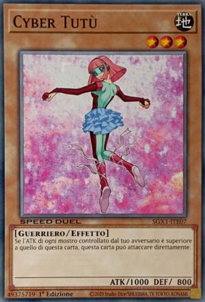 Cyber Tutù - Comune - Speed Duel Gx: Cofanetto Accademia del Duellante - SGX1-ITE07 - Italiano - Nuovo