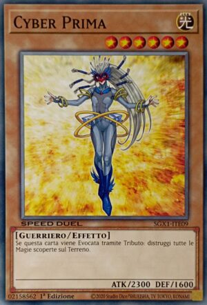 Cyber Prima - Comune - Speed Duel Gx: Cofanetto Accademia del Duellante - SGX1-ITE09 - Italiano - Nuovo