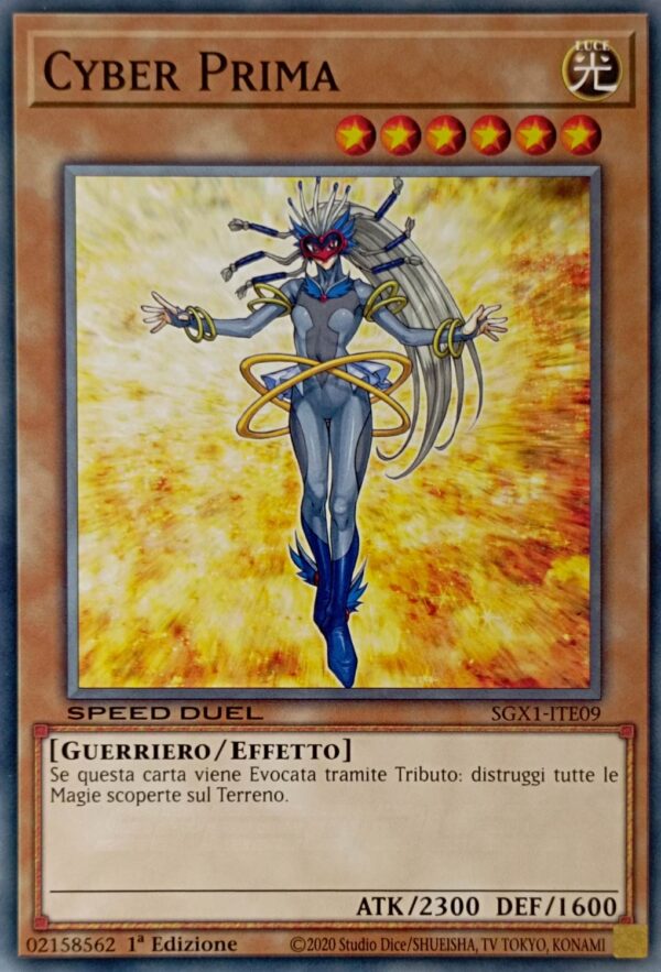 Cyber Prima - Comune - Speed Duel Gx: Cofanetto Accademia del Duellante - SGX1-ITE09 - Italiano - Nuovo