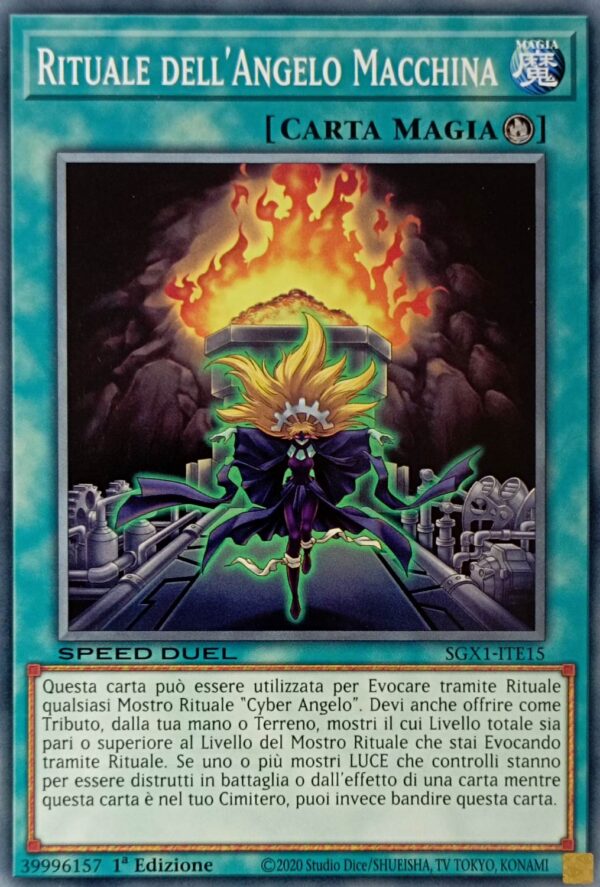 Rituale dell'Angelo Macchina - Comune - Speed Duel Gx: Cofanetto Accademia del Duellante - SGX1-ITE15 - Italiano - Nuovo