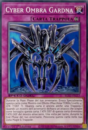 Cyber Ombra Gardna - Comune - Speed Duel Gx: Cofanetto Accademia del Duellante - SGX1-ITG17 - Italiano - Nuovo