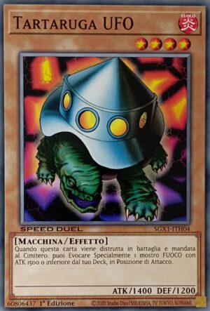 Tartaruga UFO - Comune - Speed Duel Gx: Cofanetto Accademia del Duellante - SGX1-ITH04 - Italiano - Nuovo