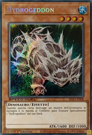 Hydrogeddon - Rara Segreta - Speed Duel Gx: Cofanetto Accademia del Duellante - SGX1-ITI08 - Italiano - Nuovo