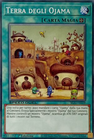 Terra degli Ojama - Comune - Speed Duel Gx: Cofanetto Accademia del Duellante - SGX1-ITI19 - Italiano - Nuovo