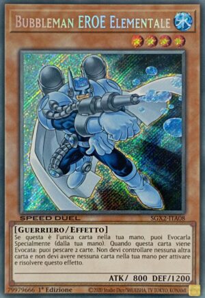 Bubbleman EROE Elementale - Comune - Speed Duel GX: Esami Paradox - SGX2-ITA08 - Italiano - Nuovo