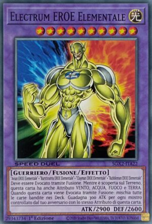 Electrum EROE Elementale - Comune - Speed Duel GX: Esami Paradox - SGX2-ITA22 - Italiano - Nuovo