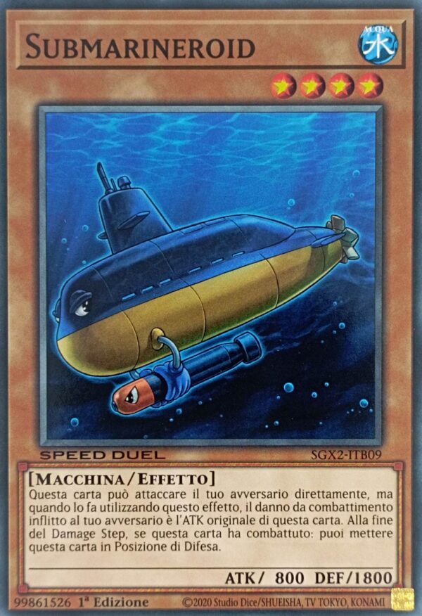 Submarineroid - Comune - Speed Duel GX: Esami Paradox - SGX2-ITB09 - Italiano - Nuovo