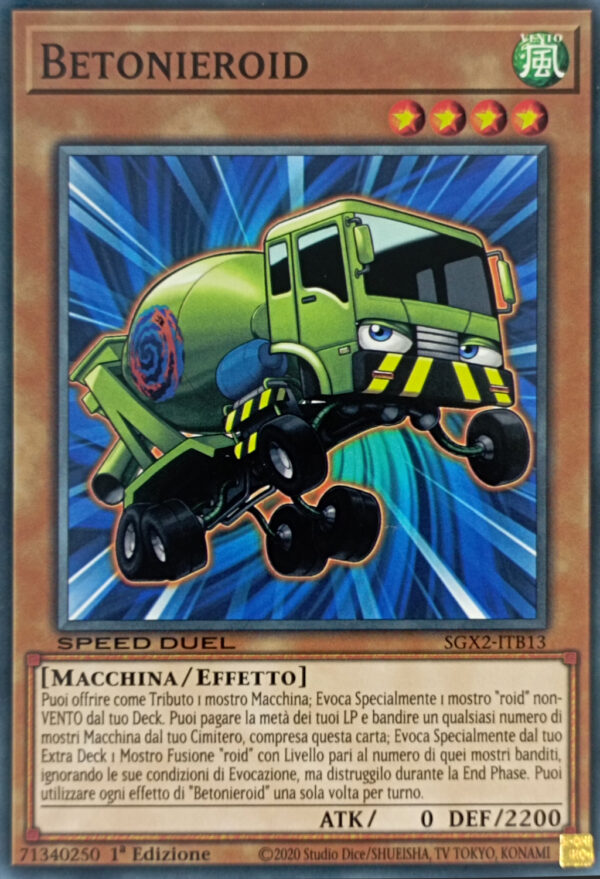 Betonieroid - Comune - Speed Duel GX: Esami Paradox - SGX2-ITB13 - Italiano - Nuovo