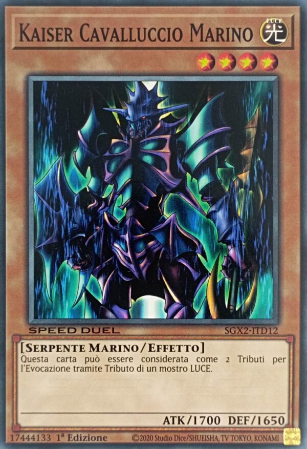 Kaiser Cavalluccio Marino - Comune - Speed Duel GX: Esami Paradox - SGX2-ITD12 - Italiano - Nuovo