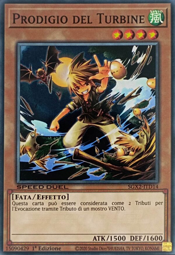 Prodigio del Turbine - Comune - Speed Duel GX: Esami Paradox - SGX2-ITD14 - Italiano - Nuovo