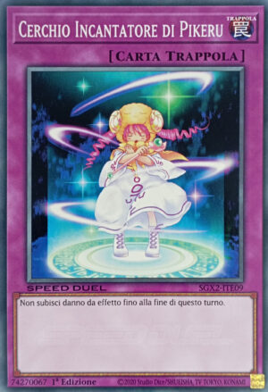 Cerchio Incantatore di Pikeru - Comune - Speed Duel GX: Esami Paradox - SGX2-ITE09 - Italiano - Nuovo