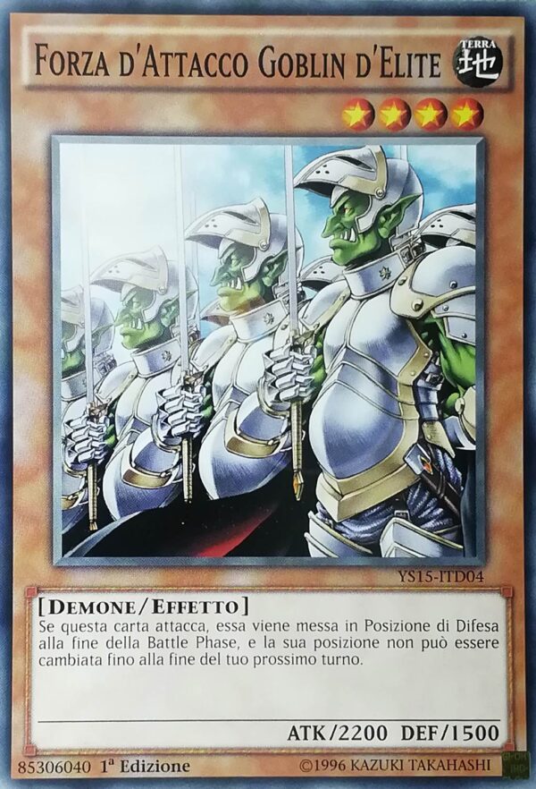 Forza d'Attacco Goblin d'Elite - Comune - Starter Deck per 2 Giocatori Yuya e Declan - YS15-ITD04 - Italiano - Nuovo