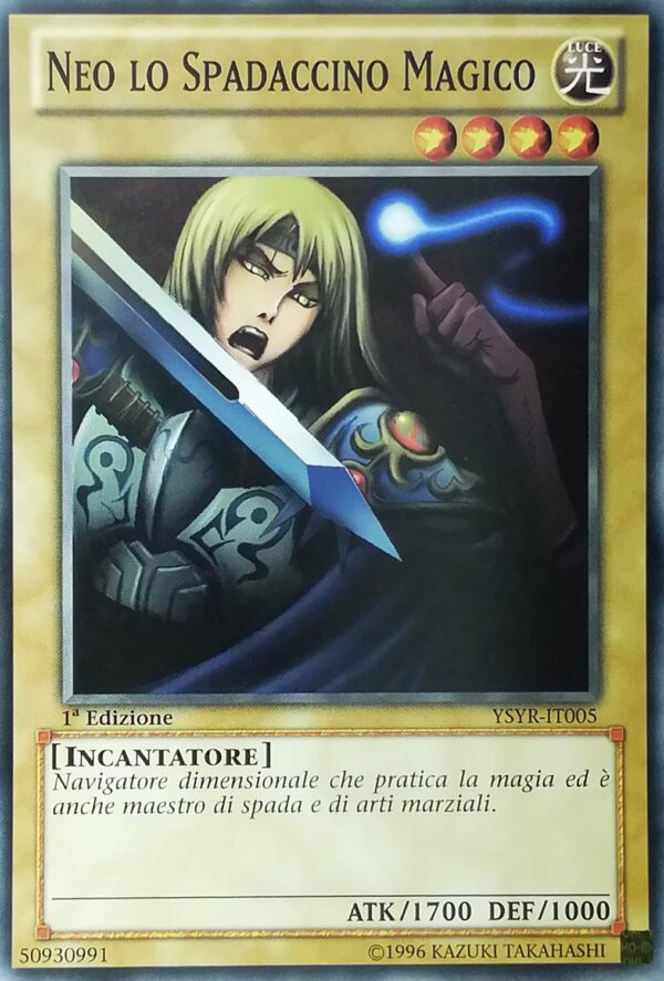 Neo lo Spadaccino Magico - Comune - Starter Deck: Yugi Reloaded - YSYR-IT005 - Italiano - Nuovo