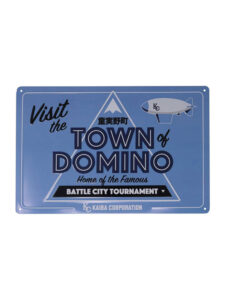 Yu-Gi-Oh! Tin Sign Domino Town pre