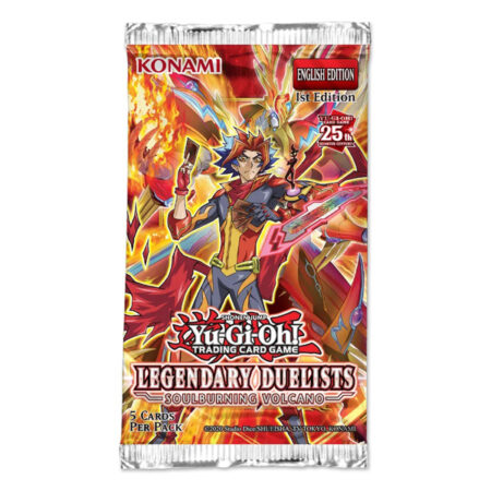 Busta Singola Yu-Gi-Oh! Booster Pack - Legendary Duelists - Vulcano Brucianima - Soulburning Volcano