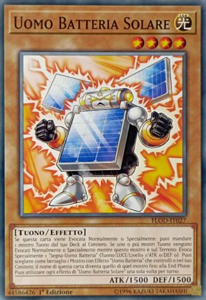 Uomo Batteria Solare - Comune - Fiamme della Distruzione - FLOD-IT027 - Italiano - Nuovo