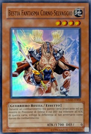 Bestia Fantasma Corno-Selvaggio - Super Rara - Yu-Gi-Oh! GX TAG FORCE Bundle - GX02-IT002 - Italiano - Nuovo
