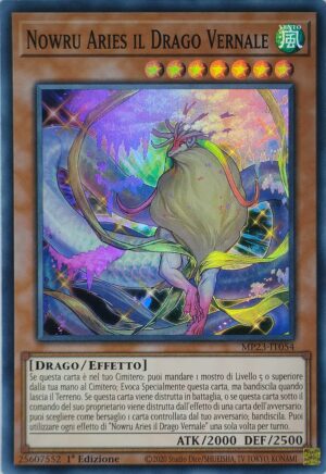 Nowru Aries il Drago Vernale - Super Rara - Tin 25° Anniversario: Eroi Duellanti - MP23-IT054 - Italiano - Nuovo