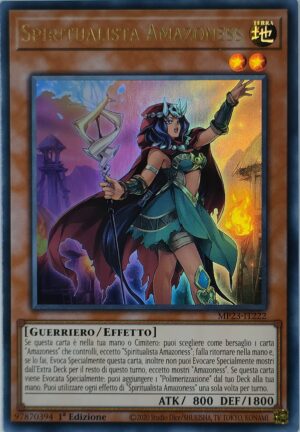 Spiritualista Amazoness - Ultra Rara - Tin 25° Anniversario: Eroi Duellanti - MP23-IT222 - Italiano - Nuovo