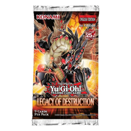 Busta Singola Yu-Gi-Oh! Eredità di Distruzione - Legacy of Destruction - 9 Carte per Bustina - Prima Edizione
