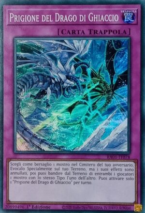 Prigione del Drago di Ghiaccio - Ultra Rara - Collezione Rarità 25° Anniversario - RA01-IT078 - Italiano - Nuovo