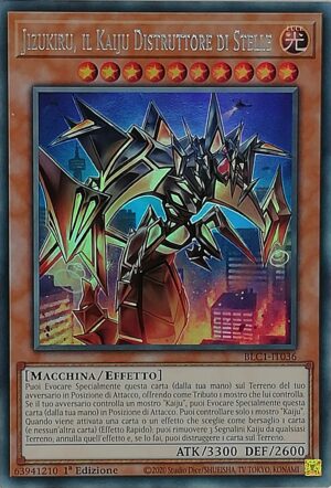 Jizukiru, il Kaiju Distruttore di Stelle - Ultra Rara Silver - Battaglie della Leggenda: Capitolo 1 - BLC1-IT036 - Italiano - Nuovo