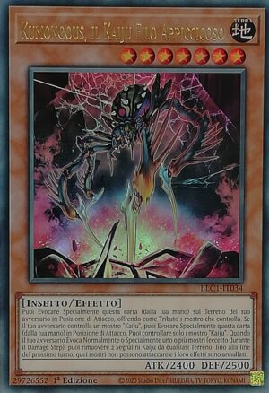 Kumongous, il Kaiju Filo Appiccicoso - Ultra Rara - Battaglie della Leggenda: Capitolo 1 - BLC1-IT034 - Italiano - Nuovo