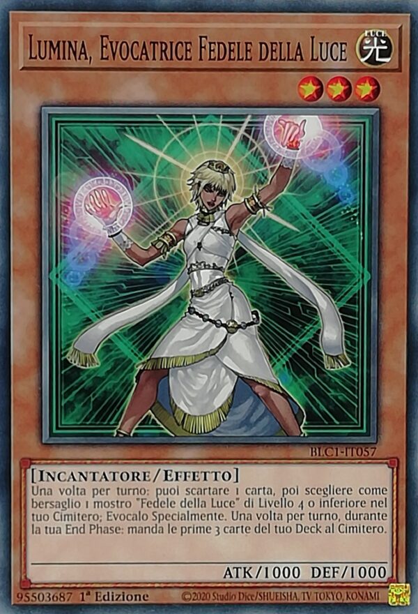 Lumina, Evocatrice Fedele della Luce - Comune - Battaglie della Leggenda: Capitolo 1 - BLC1-IT057 - Italiano - Nuovo