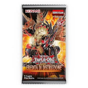 Busta Singola Yu-Gi-Oh! Eredità di Distruzione – Legacy of Destruction – 9 Carte per Bustina – Prima Edizione - Italiano pre