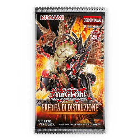 Busta Singola Yu-Gi-Oh! Eredità di Distruzione - Legacy of Destruction - 9 Carte per Bustina - Prima Edizione